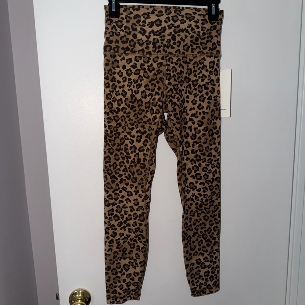 lululemon athletica Leopard-Print High-Rise Leggings - Brown & Black